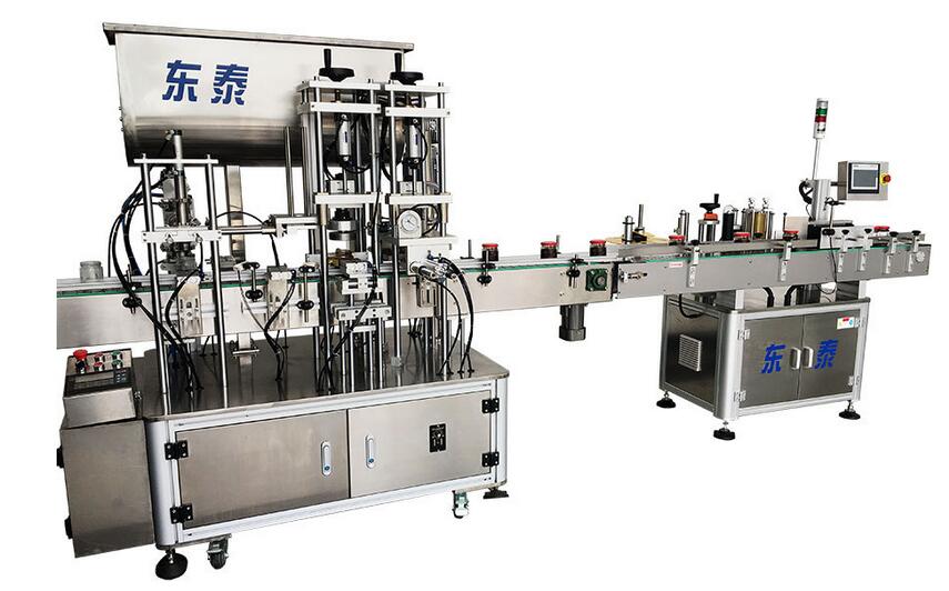 辣椒醬灌裝真空旋蓋一體機